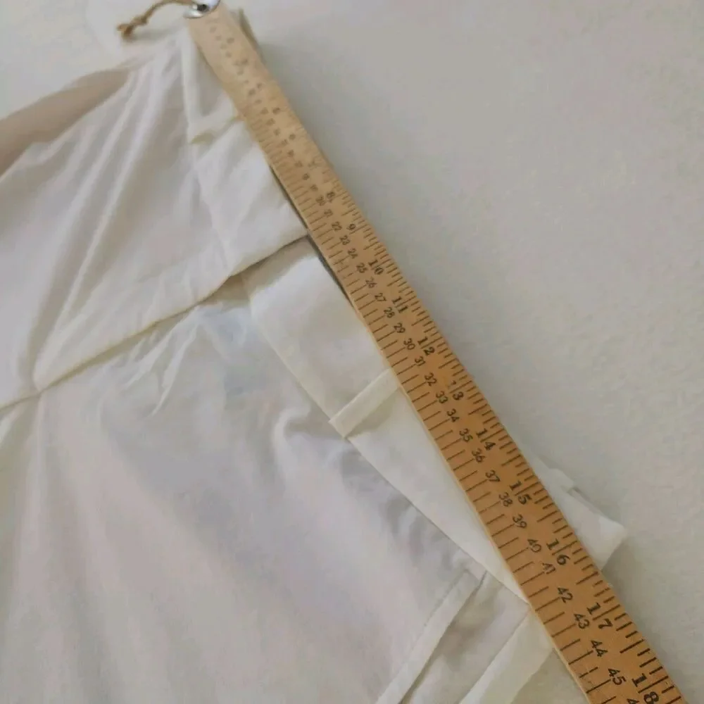 Fairway & Greene Women's 8 White Golf Stretchy Straight Leg Pants Resort Active‎